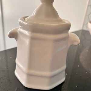 Pfaltzgraff Heritage White Sugar Bowl Vintage